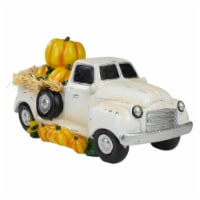 Northlight 11.25 Truck Full of Pumpkins and Hay Thanksgiving Table Top Figure