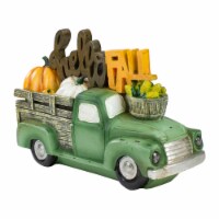 Northlight 11.25 Green Truck Hello Fall Autumn Harvest Tabletop Decoration