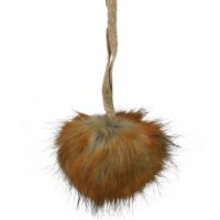 Northlight 4  Tortilla Brown Hanging Christmas Ball Ornament