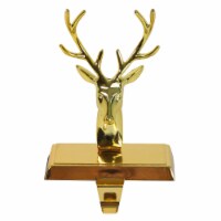 Northlight 8 shiny Gold Metal Deer Christmas Stocking Holder