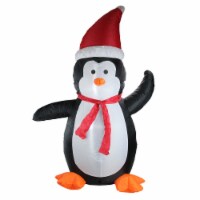 Northlight LED Lighted Inflatable Penguin Outdoor Christmas Decoration - 4' Perspective: Main