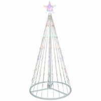 Northlight 4' Multi-Color LED Lighted Show Cone Christmas Tree Outdoor Decoration