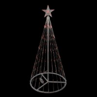 Northlight 4' Red LED Lighted Christmas Tree Show Cone Outdoor Decoration
