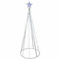 Northlight 5' Red and Green LED Lighted Twinkling Christmas Tree Outdoor Decor