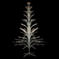 Northlight 9' Cascade Lighted Twig Tree Outdoor Christmas Decoration - Clear Lights