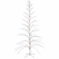 Northlight 9' Pre-Lit Christmas Cascade Twig Tree Outdoor Yard Art Decoration - Multi-Color