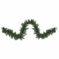 Northlight 9' x 10  Green Pre-Lit Battery Operated LED Pine Artificial Christmas Garland -