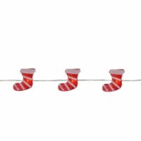 Northlight 20 Warm White and Red LED Fairy Mini Christmas Lights - 6 ft Silver Wire