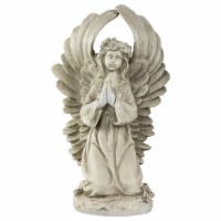 Northlight 33377761 15.25 in. Angel Kneeling in Prayer Outdoor Garden Statue