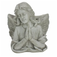 Northlight 33377650 11 in. Gray Praying Angel Bust Outdoor Garden Statue Planter