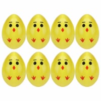 Northlight Pack of 8 Yellow Chick Easter Egg Decorations 2.5