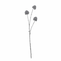Northlight 32” Silver Sequin Artificial Allium Christmas Spray