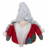 Northlight 6  Plush Red and Gray Stuffed Christmas Gnome