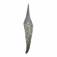 Northlight 42  Gray and White Hanging Christmas Gnome Decoration