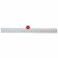 Northlight 24 Red and White Joy Christmas Countdown Advent Calendar