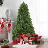 Northlight Real Touch™️ Pre-Lit Full Gunnison Pine Artificial Christmas Tree - 6.5' - Warm