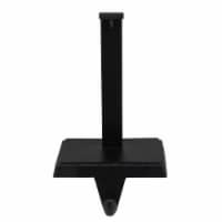 Northlight 6.75  Matte Black Stocking Holder with Ornament Hanger