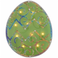 Northlight 12 Lighted Green Easter Egg Window Silhouette Decoration