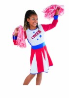 Northlight Red and Blue Cheerleader Girl Child Halloween Costume - Medium