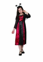 Northlight Red and Black Spider Princess Girl Child Halloween Costume - Large