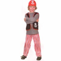 Northlight Gray and Red Pirate Boy Child Halloween Costume - Medium