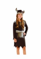 Northlight Brown and White Viking Girl Child Halloween Costume - Medium