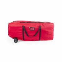 Northlight 56 Red EZ Roller Christmas Tree Storage Bag with Wheels