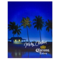 Northlight 34185918 18.75 in. Motion Activated Musical Lighted Corona Christmas Wall Art