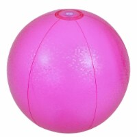 Pool Central 34958634 20 in. Pink Mosaic Inflatable Beach Ball