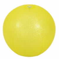 Pool Central 34958635 20 in. Yellow Mosaic Inflatable Beach Ball