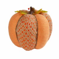 Northlight 8.5  Orange Autumn Harvest Thanksgiving Table Top Pumpkin