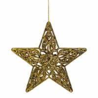 Northlight 4 Gold Filigree Style Star Christmas Ornament