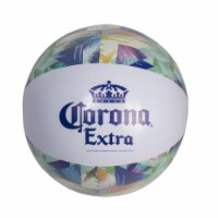 Northlight 34219507 20 in. Corona Tropical Inflatable Beach Ball, Blue & Green