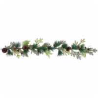 Northlight 5' x 6 Pine Cone and Cedar Artificial Christmas Garland, Unlit