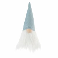 Northlight 8  Blue Plush Gnome Tabletop Christmas Decoration