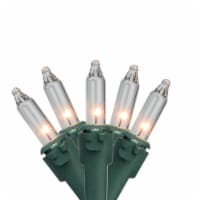 Northlight 4' x 6' Clear Net Mesh Style Christmas Lights, Green Wire