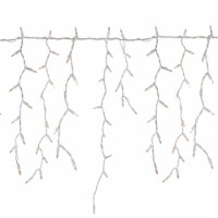 Northlight 300 Count Clear Mini Icicle Christmas Lights - White Wire