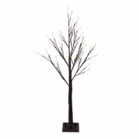 Northlight 4' LED Lighted Christmas Brown Birch Twig Tree Outdoor Decoration - Warm White