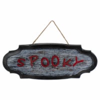 Northlight 20.5 Red and Gray Animated 'Spooky' Halloween Sign