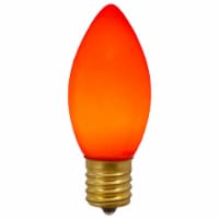 Northlight Pack of 4 Orange C9 Opaque Christmas Replacement Bulbs