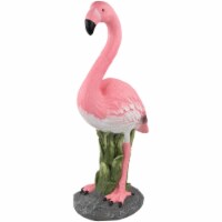 NorthLight 34338755 25.5 in. Standing Flamingo Outdoor Garden Statue, Pink