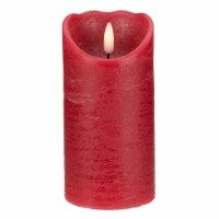 Northlight 6  LED Red Flameless Battery Operated Christmas Decor Candle