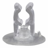 Northlight 20ct Clear Holiday Decoration and Gift Collections Christmas Suction Cup Clips -