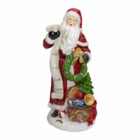 Northlight 11.5 Santa Claus with Nice and Naughty List Christmas Tabletop Figurine