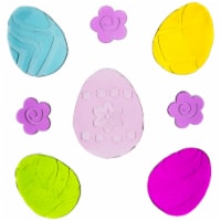 Northlight 8-Piece Yellow and Purple Easter Egg Spring Gel Window Clings