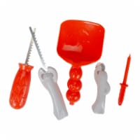 Northlight 11 White and Orange Pumpkin Carving Kit