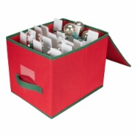 Sterilite 24 Compartment Stack and Carry Christmas Ornament Storage Box (4  Pack)