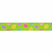 Northlight Green with Easter Egg Design Wired Spring Craft Ribbon 2.5 x 10 Yards