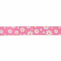 Northlight Pink and White Floral Spring Easter Wired Craft Ribbon 2.5 x 10 Yards