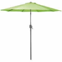 Northlight 34806636 9 ft. Outdoor Patio Market Umbrella with Hand Crank & Tilt, Lime Green